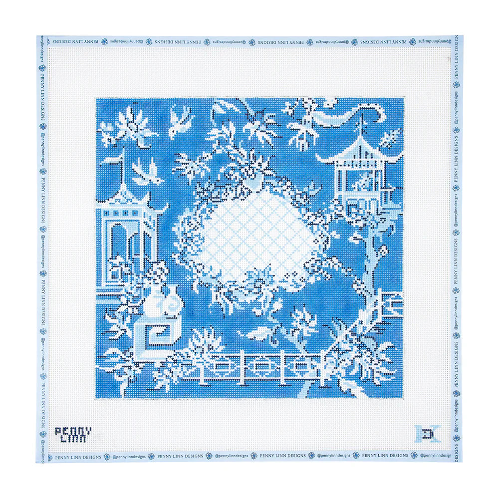 CHINOISERIE TOILE - BLUE