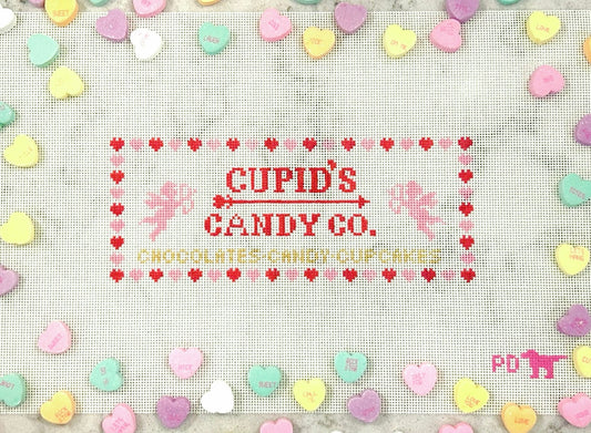 Cupid's Candy Company Holiday Sign