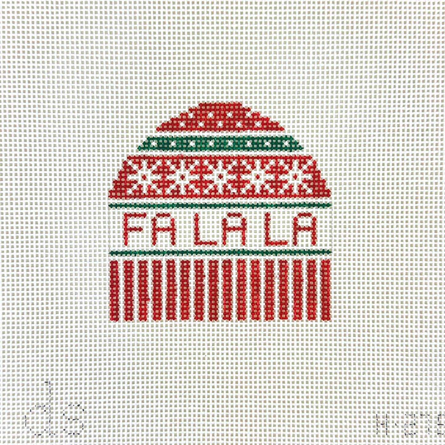 Fa La La Hat Needlepoint Canvas