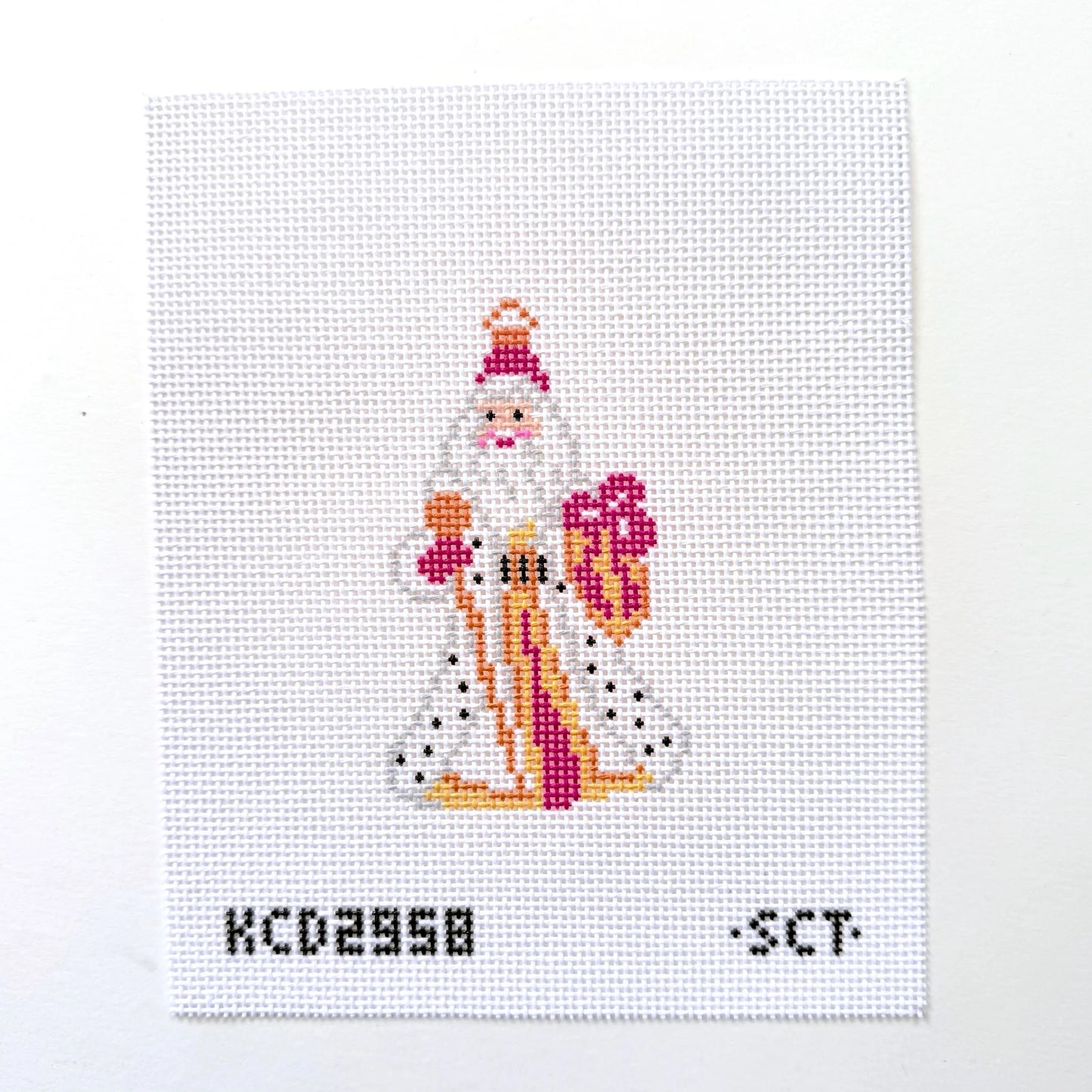 Fancy Santa Printed Canvas