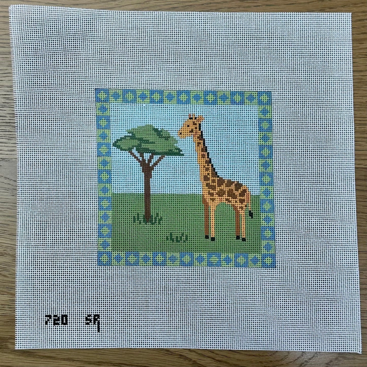 Giraffe, 5" Square
