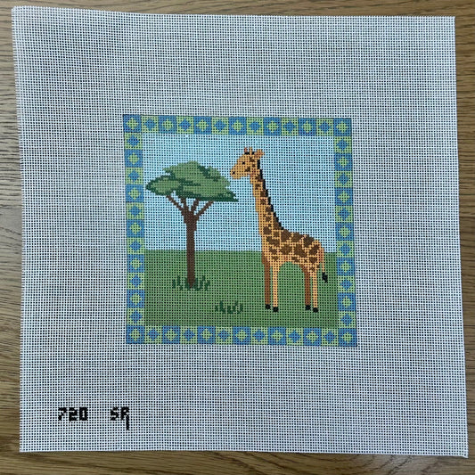 Giraffe, 5" Square