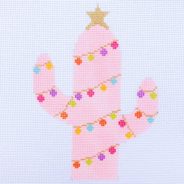 Pink Cactus Ornament