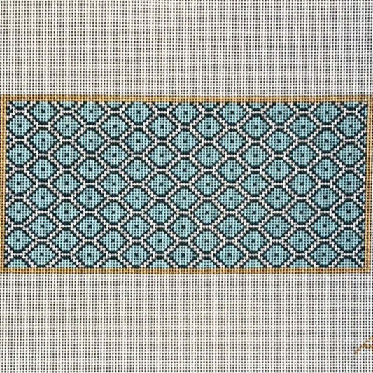 Blue Fish Scale Eye Glass Case