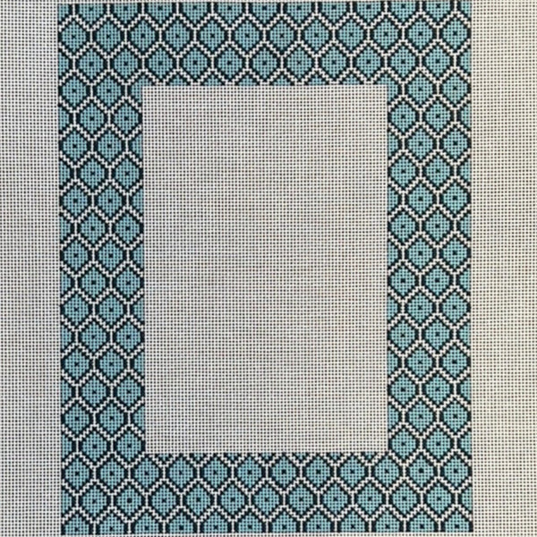Blue Fish Scale Picture Frame