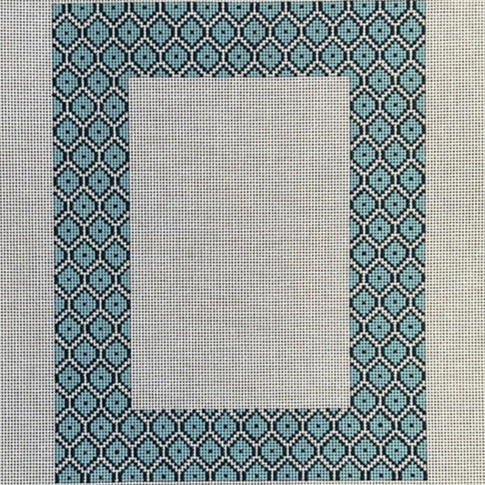 Blue Fish Scale Picture Frame