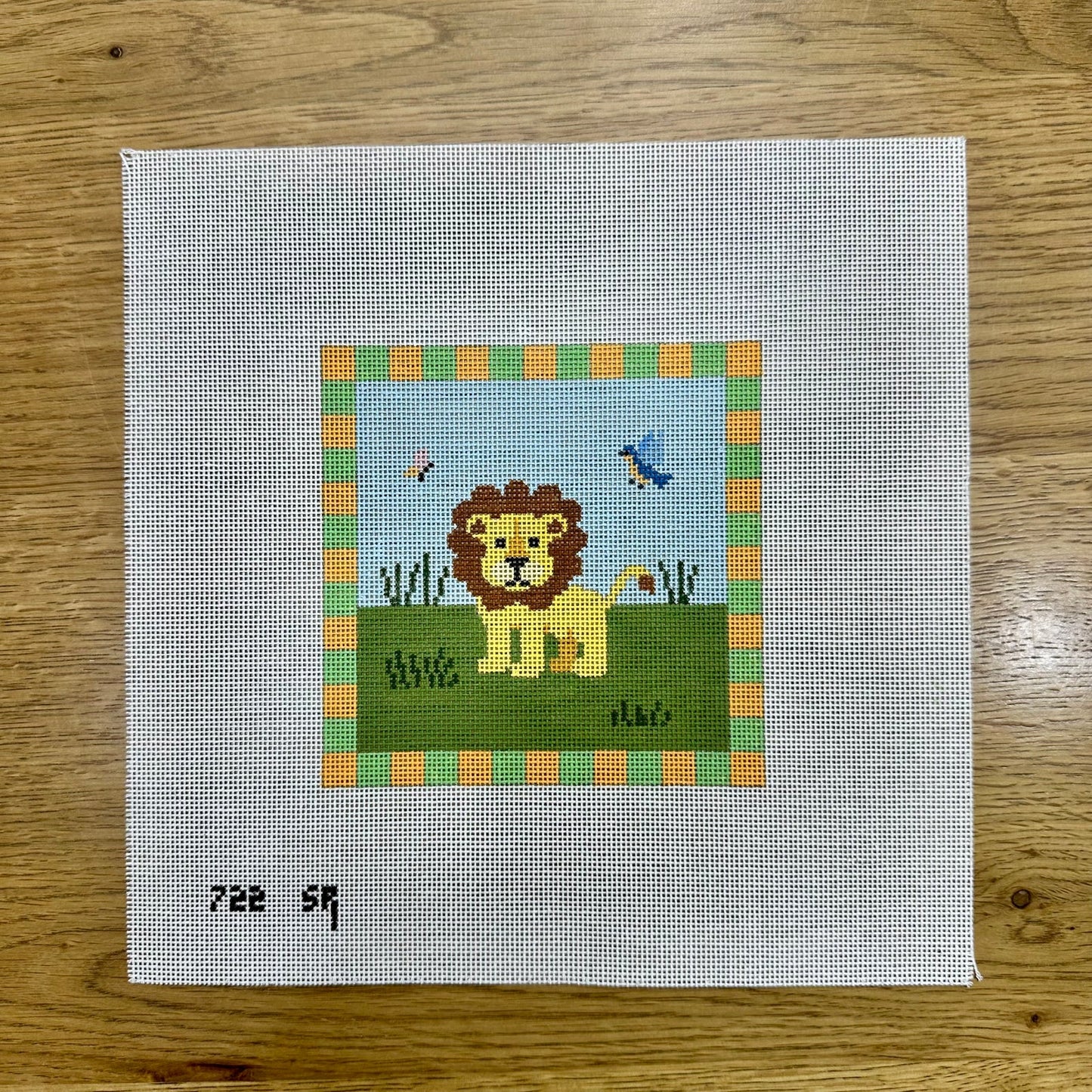 Lion, 5" Square