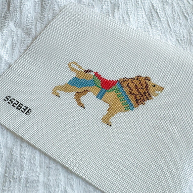 Carousel Animals: Lion Canvas