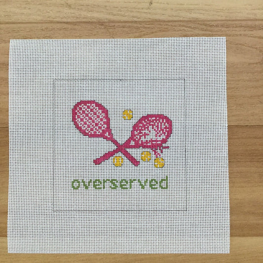 Overserved Pink Canvas