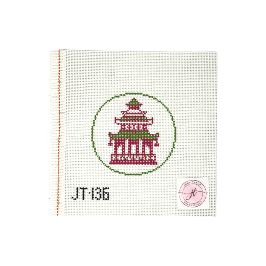 Pink/Green Pagoda
