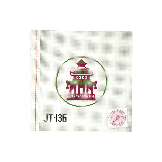 Pink/Green Pagoda