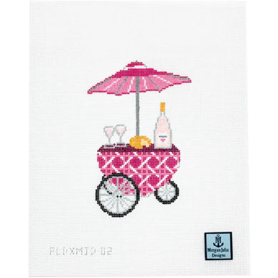 Pink Rose Cart