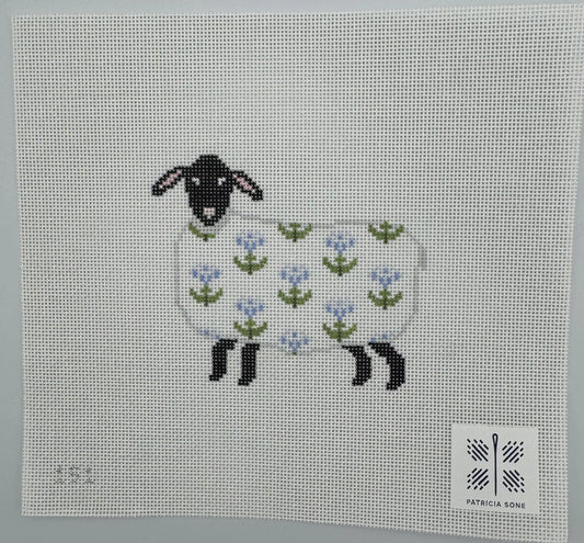 sheep with thistle