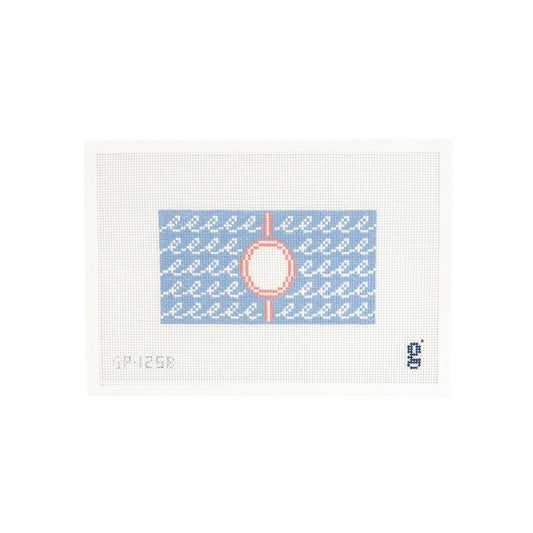 Squiggle Wave Beach 3x6 Canvas